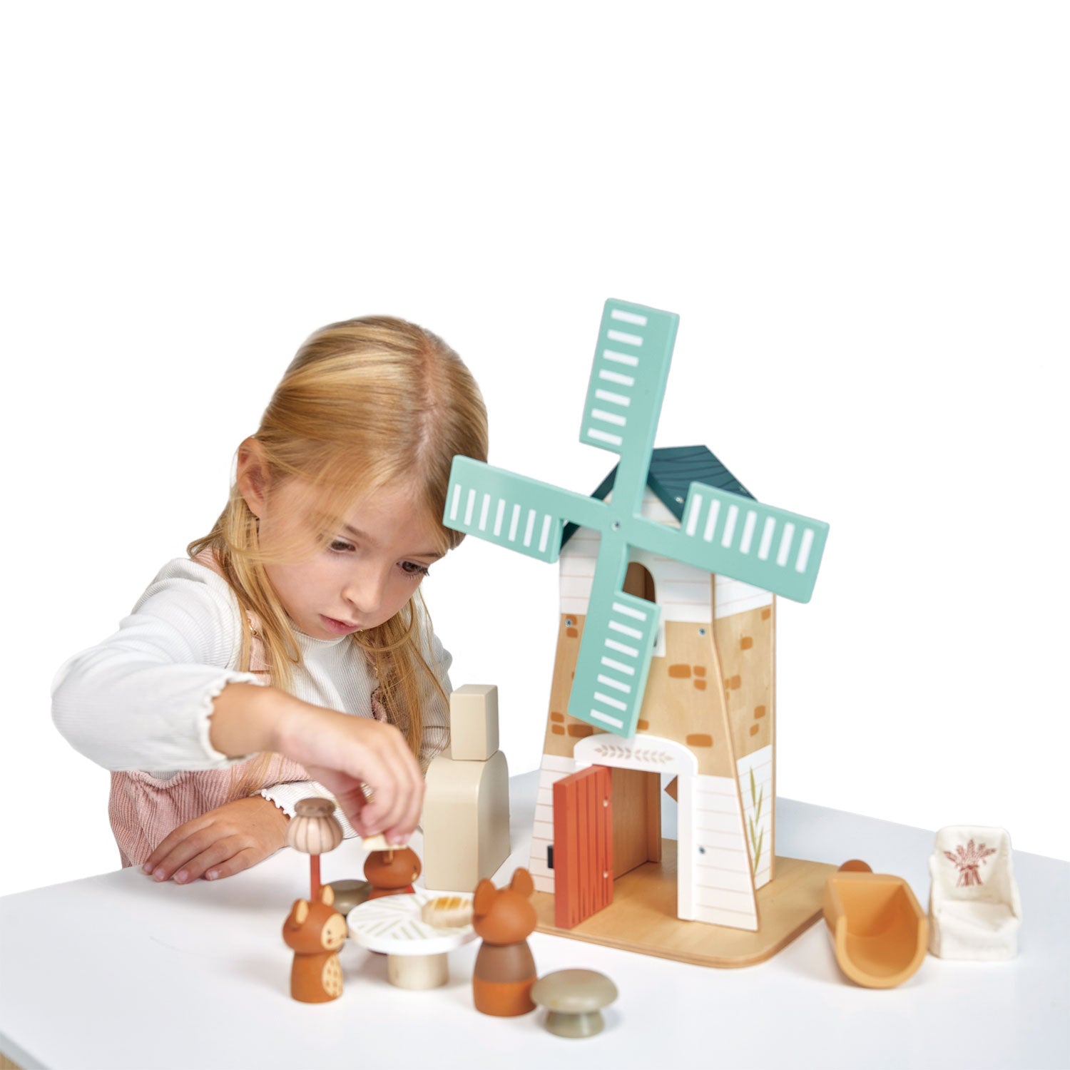 Tender Leaf Toys Penny Windmill Wooden Toy Set - Grace and Fox