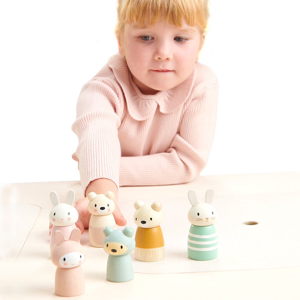 Tender Leaf Toys Wooden Bunny Tales Playset - Grace and Fox