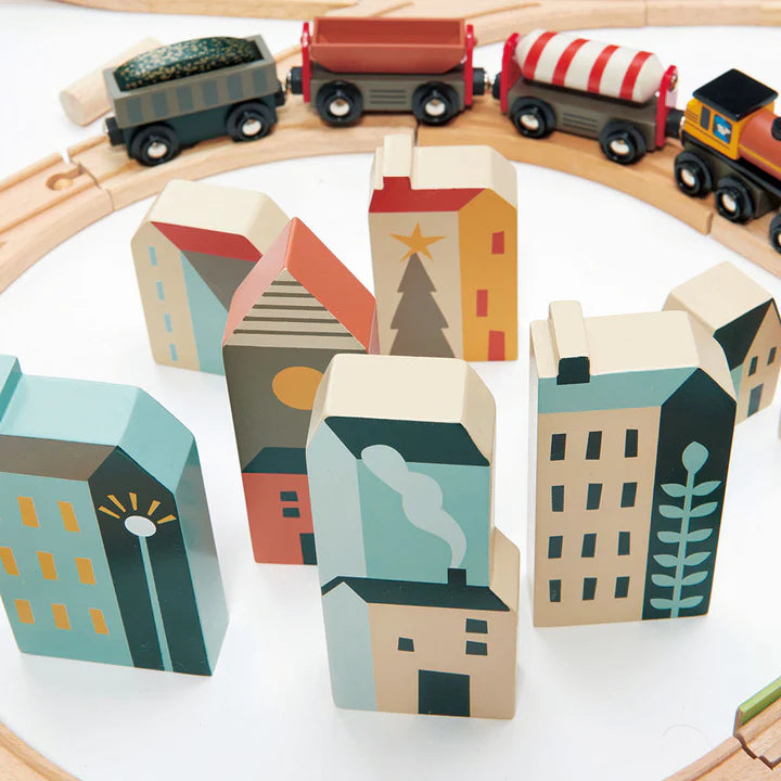 Tender Leaf Toys Mountain View Train Set - Grace and Fox