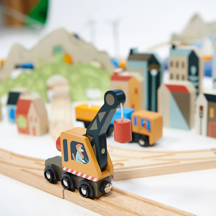 Tender Leaf Toys Mountain View Train Set - Grace and Fox