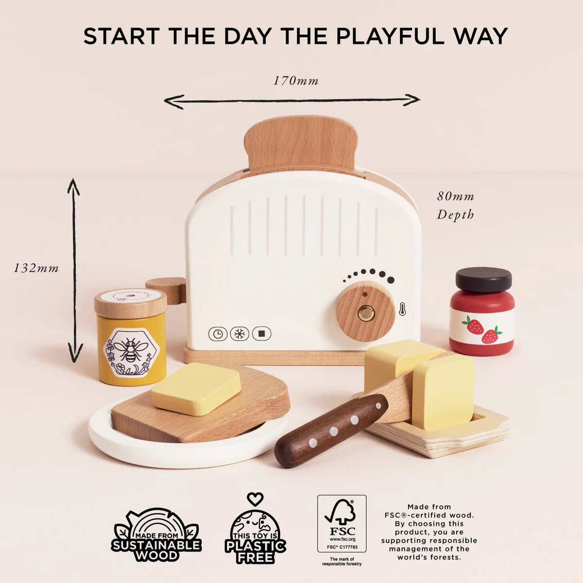 Le Toy Van Pop-up Toaster and Breakfast Set