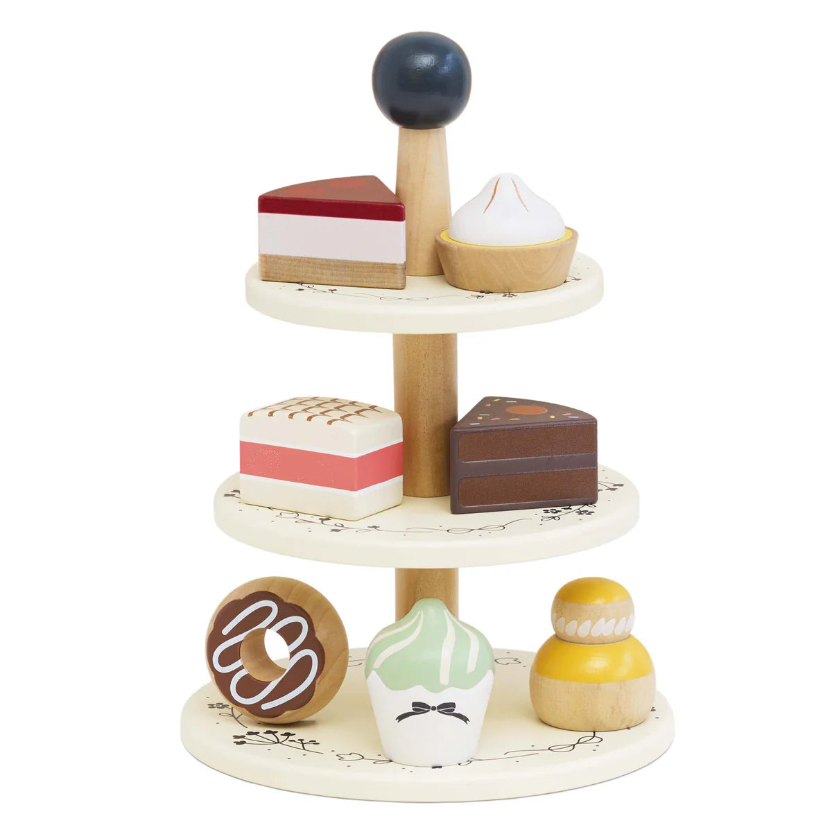 Le Toy Van Wooden Three Tier Cake Stand - Grace and Fox