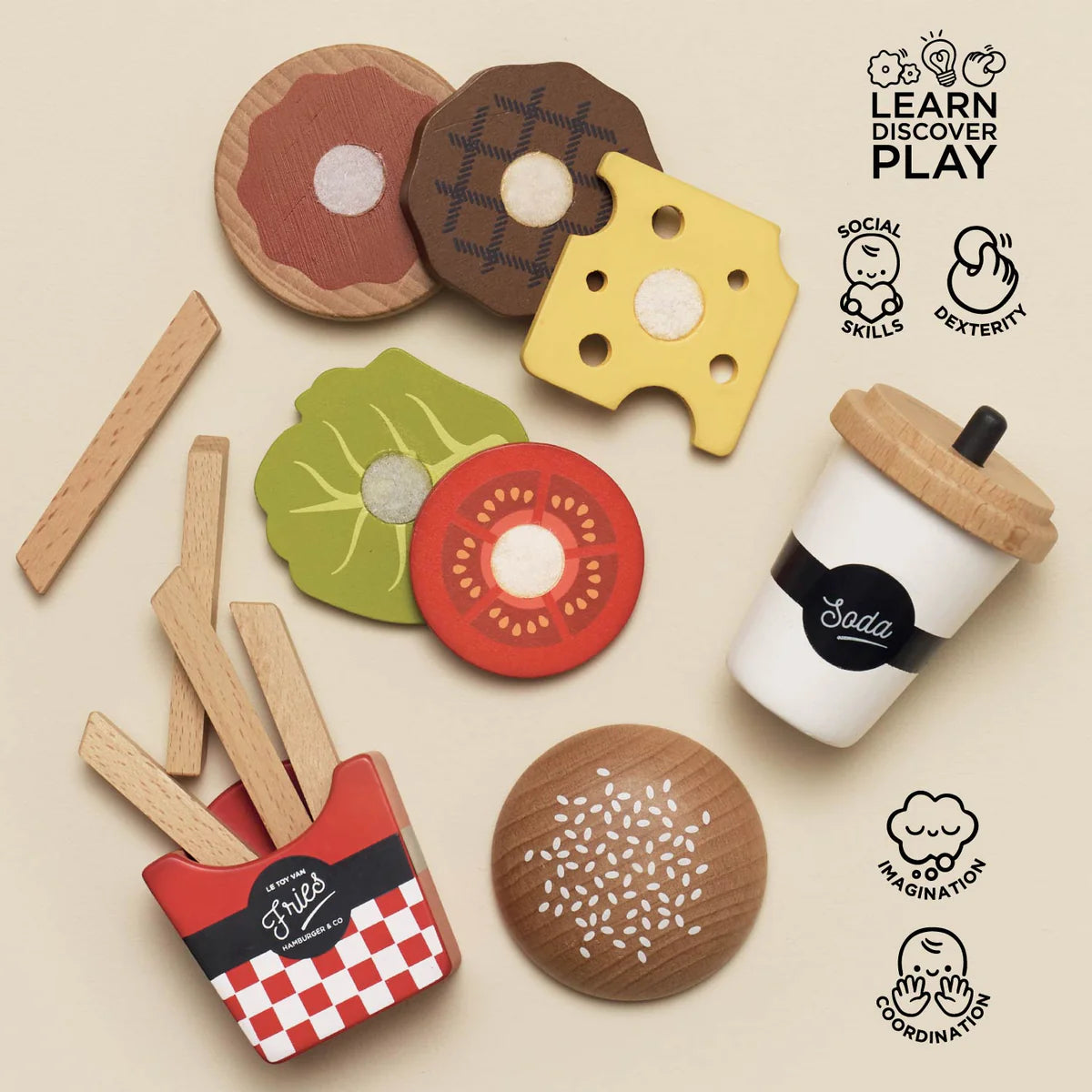 Le Toy Van Gourmet Hamburger Set