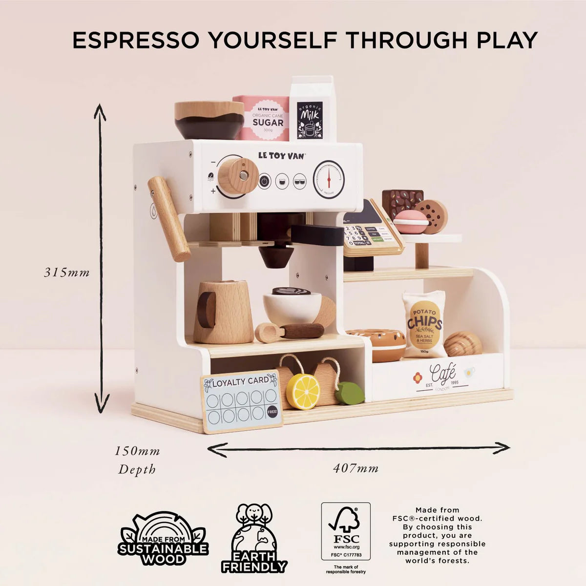 Le Toy Van Barista Café Shop