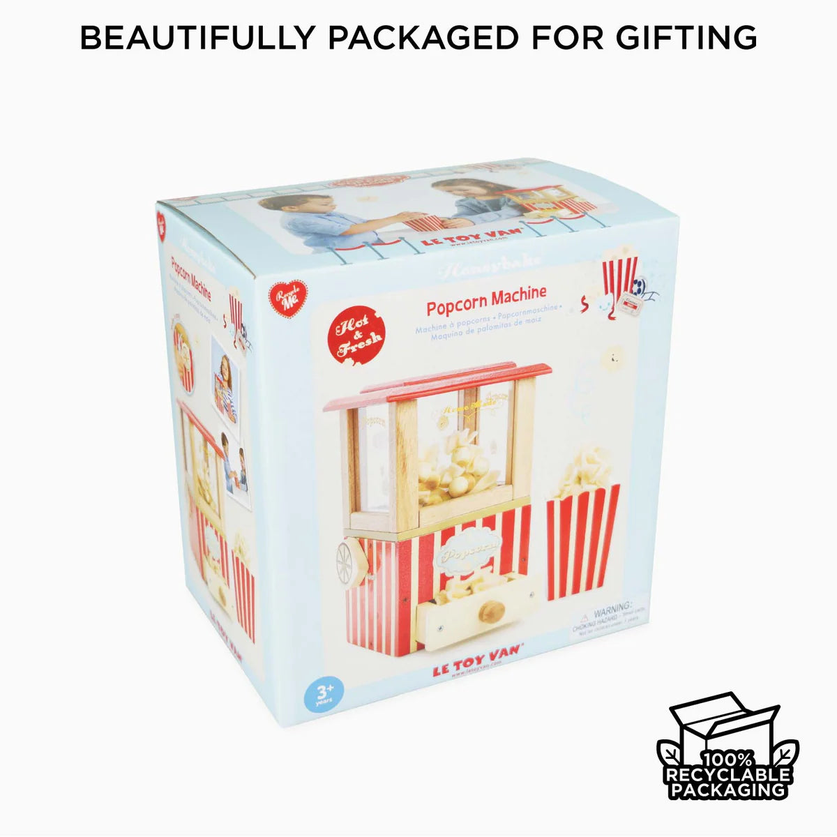 Le Toy Van Wooden Vintage Popcorn Machine - Grace and Fox