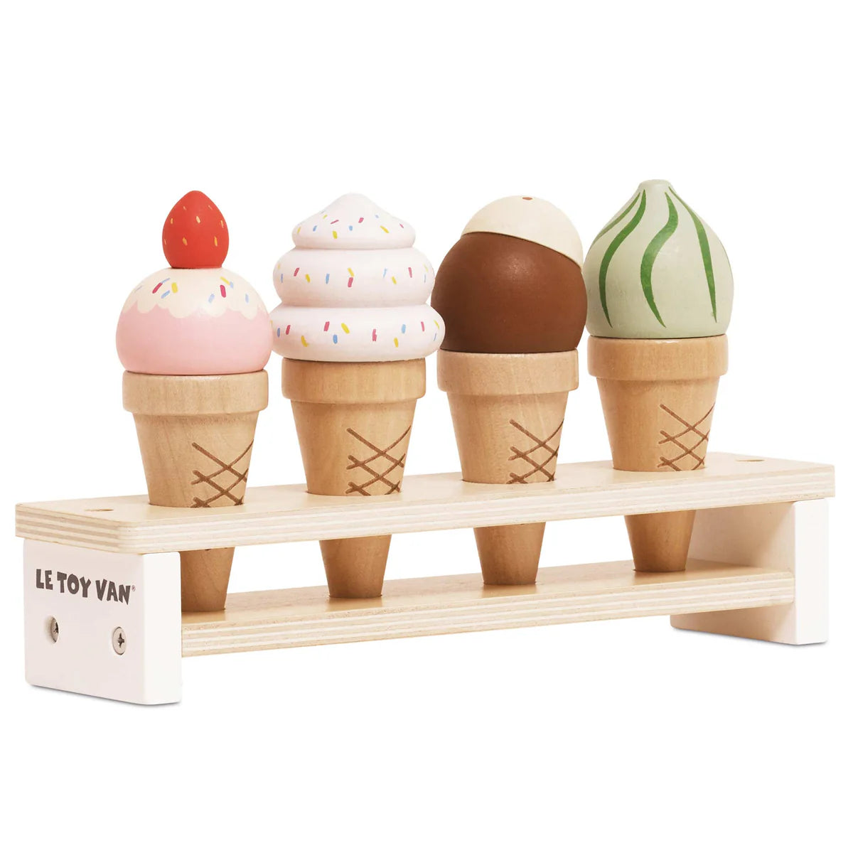 Le Toy Van Wooden Ice Cream Cones Set