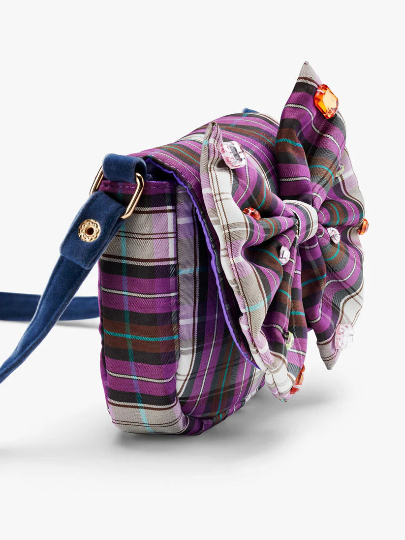 Stych - Check Taffeta Bow Crossbody Bag - Grace and Fox