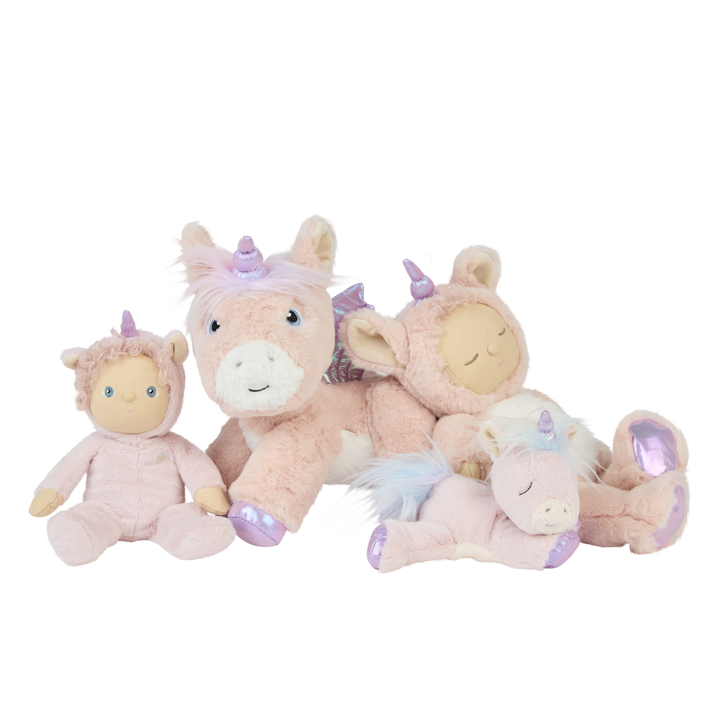 Olli Ella Binky Baby Unicorn - Sparkle Pink - Grace and Fox