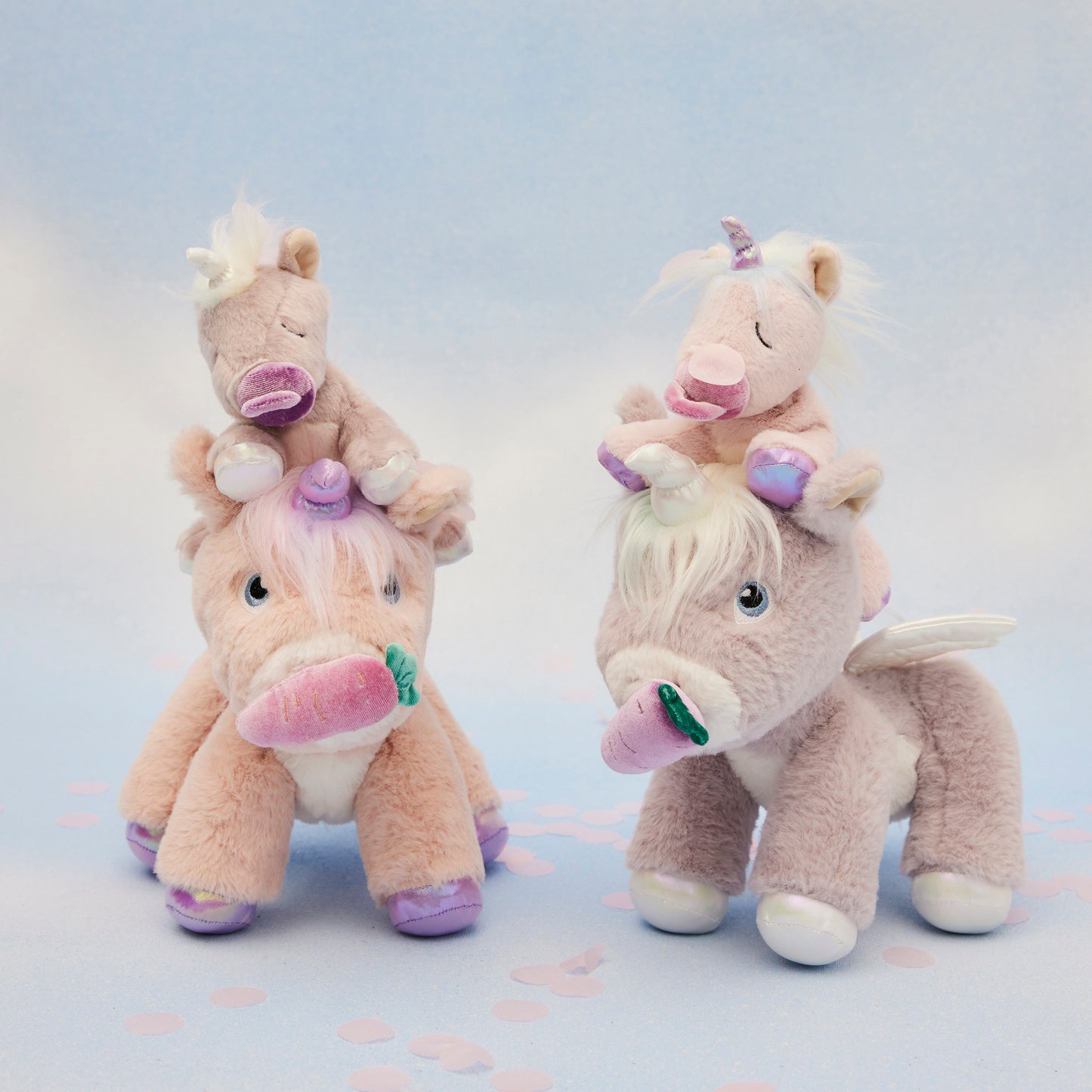 Olli Ella Binky Baby Unicorn - Sparkle Pink - Grace and Fox