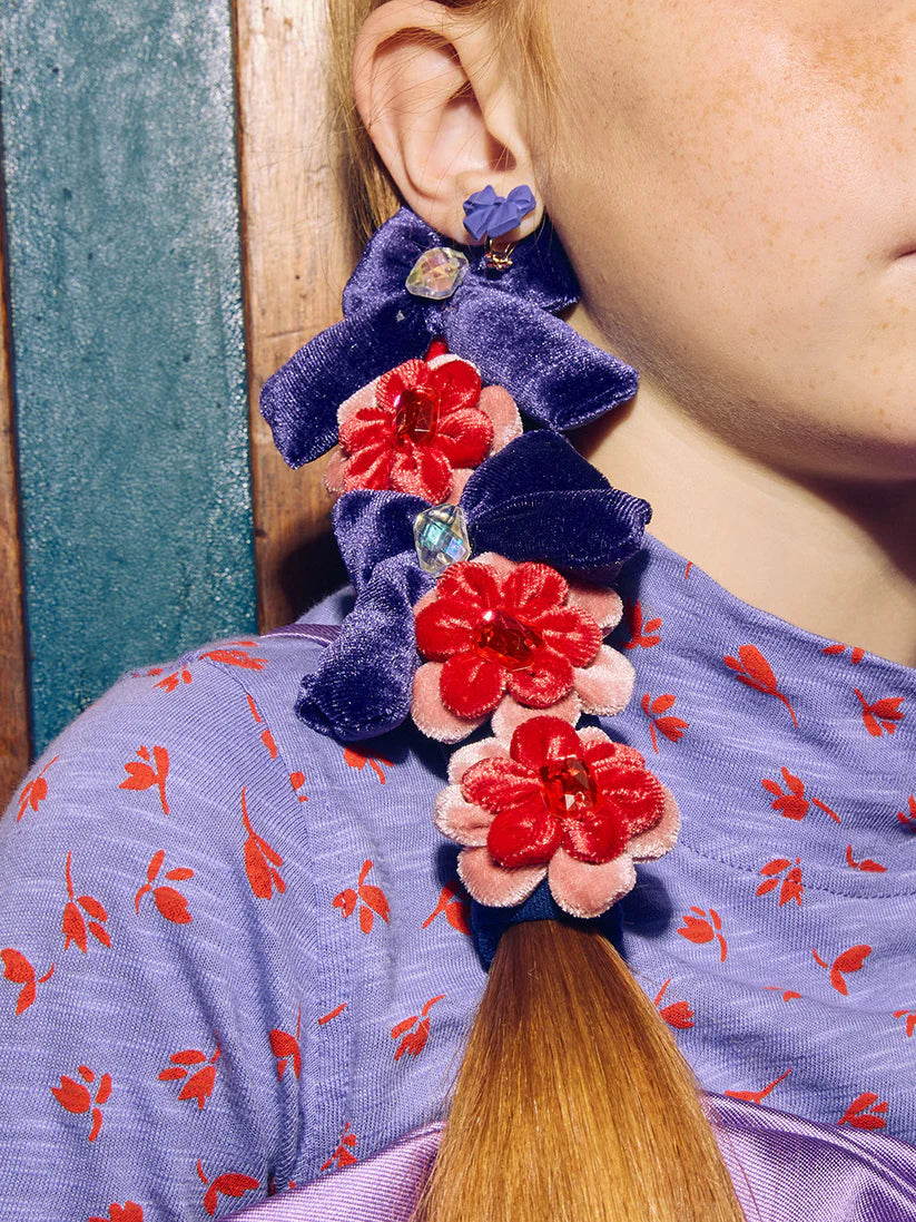 Stych - Bow and Flower Gem Hair Bands - Grace and Fox