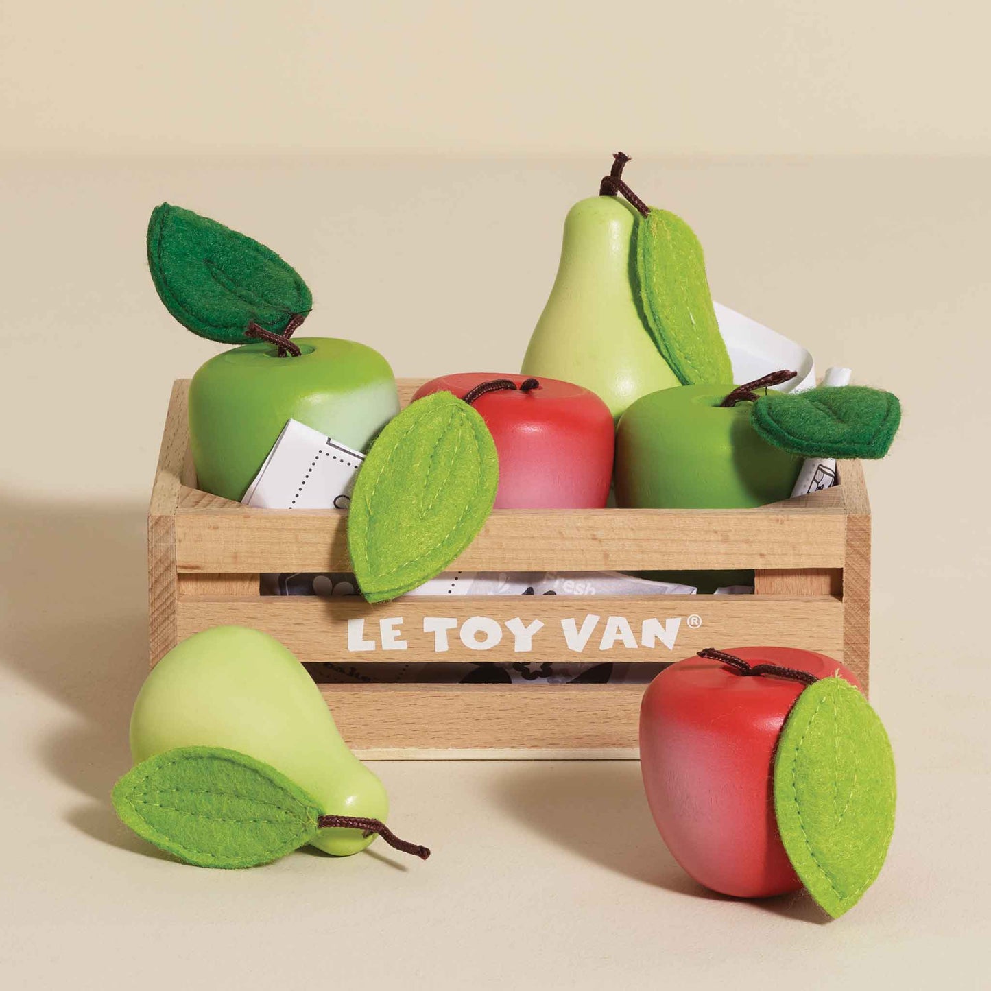 Orchard Fruits Wooden Market Crate - Grace and Fox