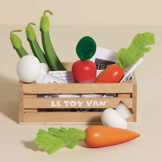 Harvest Vegetables Wooden Food Crate - Grace and Fox