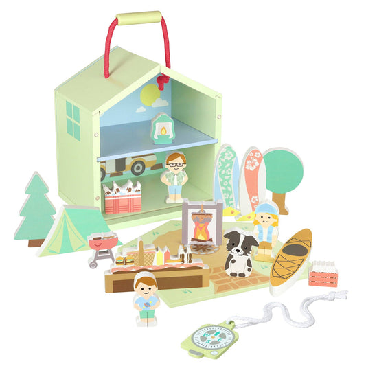 Orange Tree Toys -  Wooden Camping Play Set - Grace and Fox