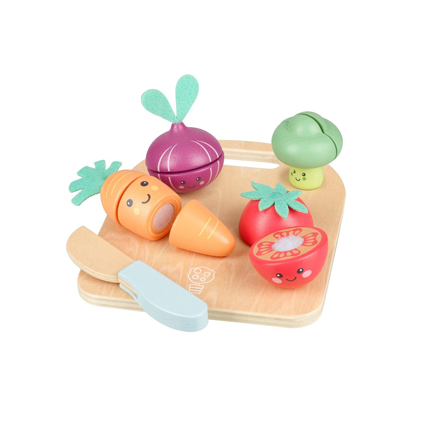 Orange Tree Toys - Happy Wooden Veggies Cutting Veg - Grace and Fox