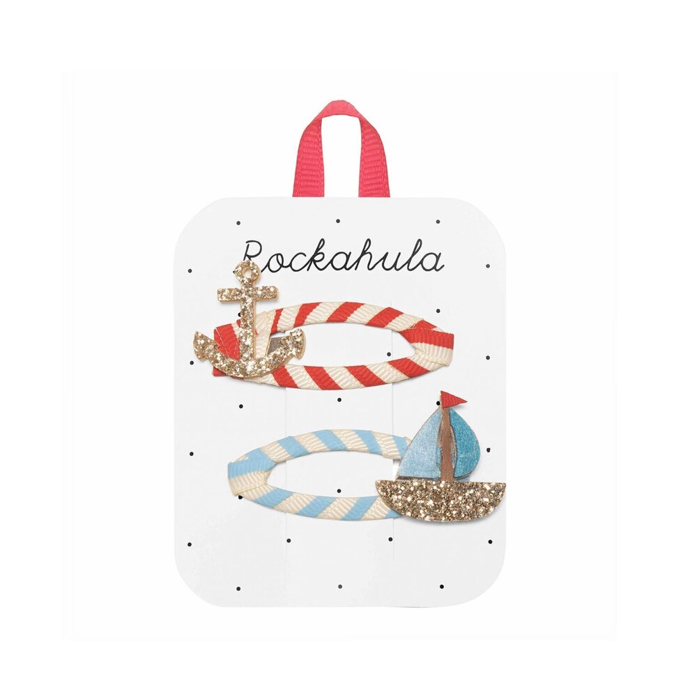 We Are Sailing Hair Clips - Rockahula