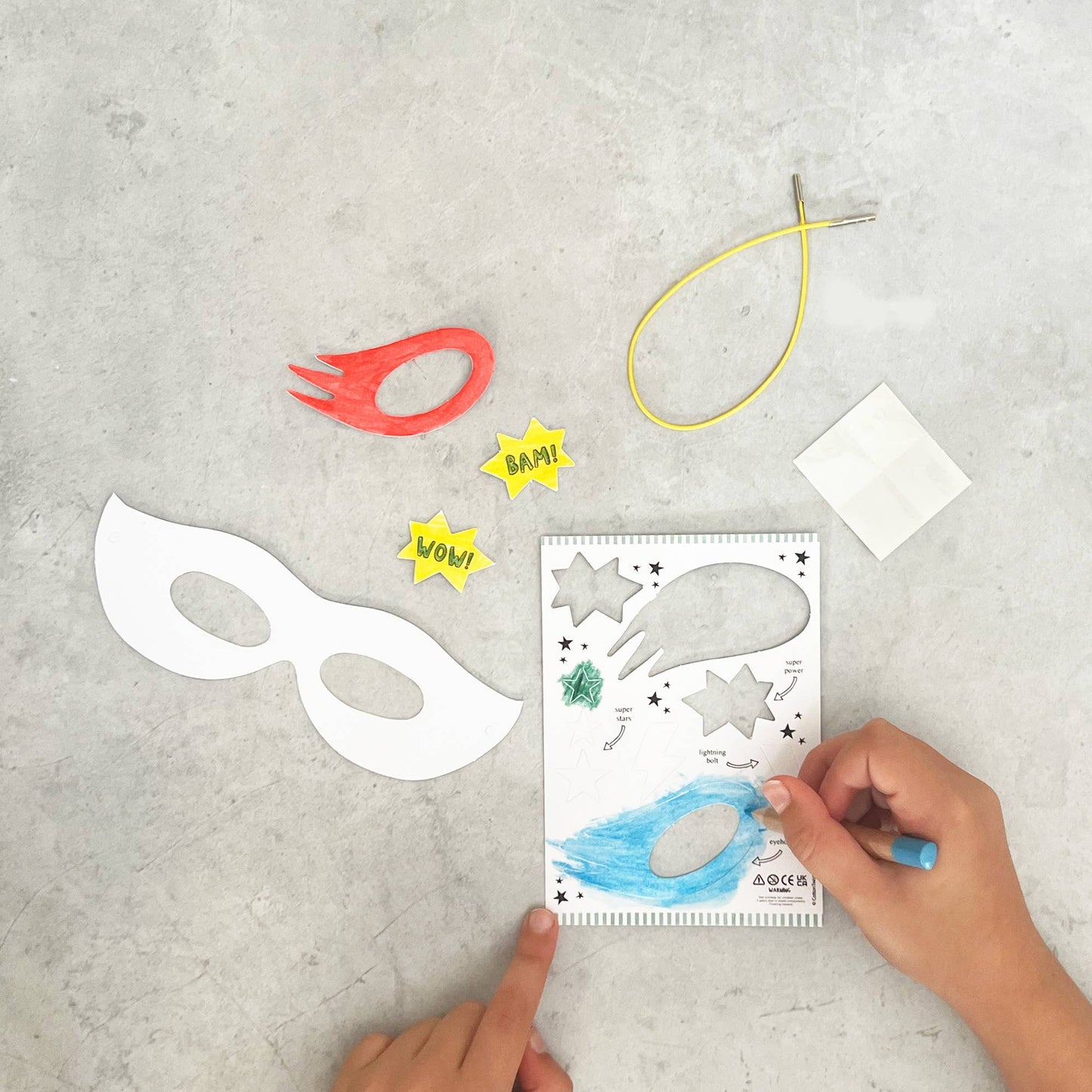 Make Your Own Superhero Mask By Cotton Twist - Grace and Fox