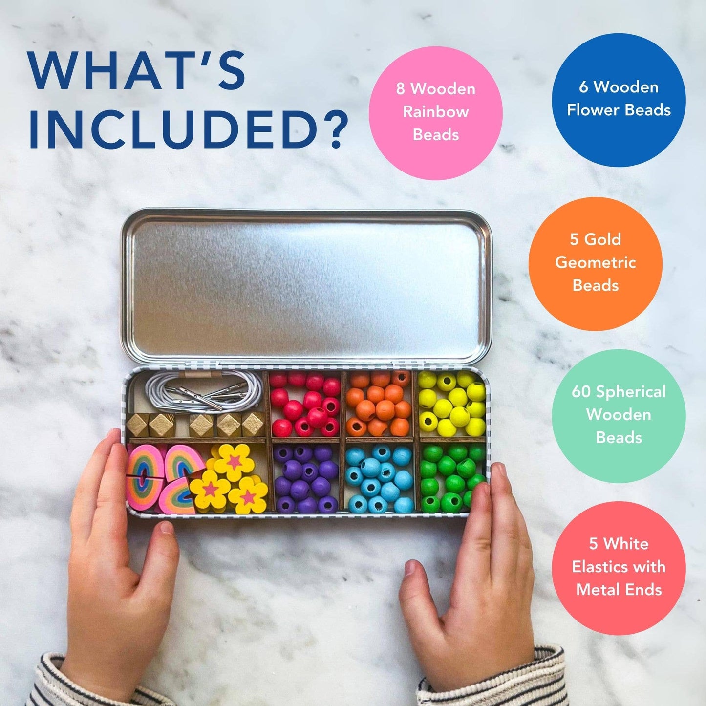 Rainbow Bracelet Bead Kit by Cotton Twist
