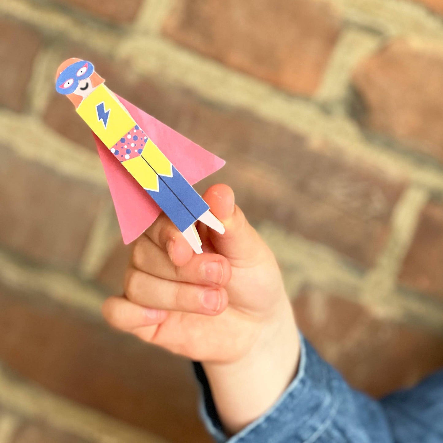 Make Your Own Superhero Peg Doll By Cotton Twist - Grace and Fox