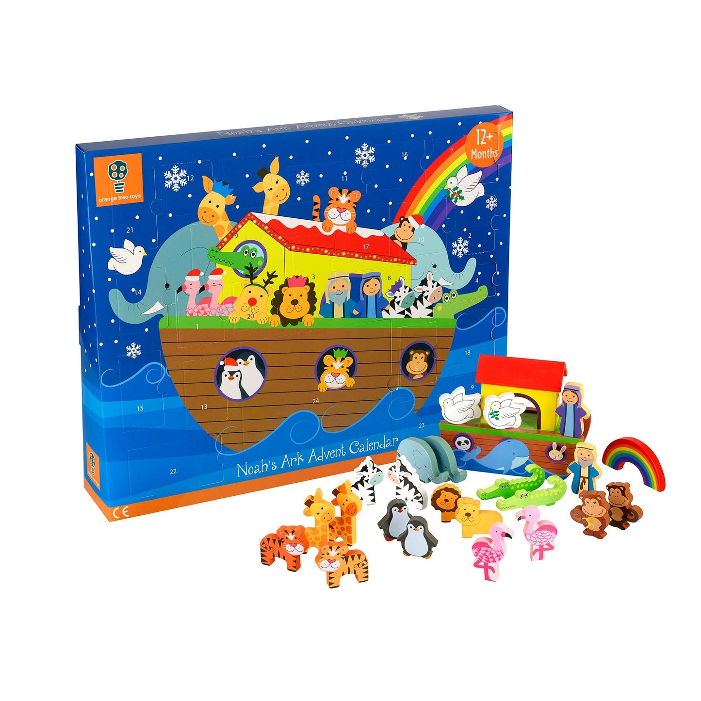 Orange Tree Toys Wooden Advent Calendar - Noahs Ark