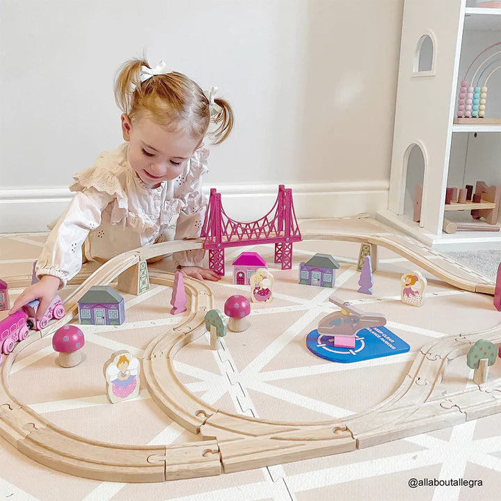 Bigjigs Rail - Fairy Town Train Set - Grace and Fox