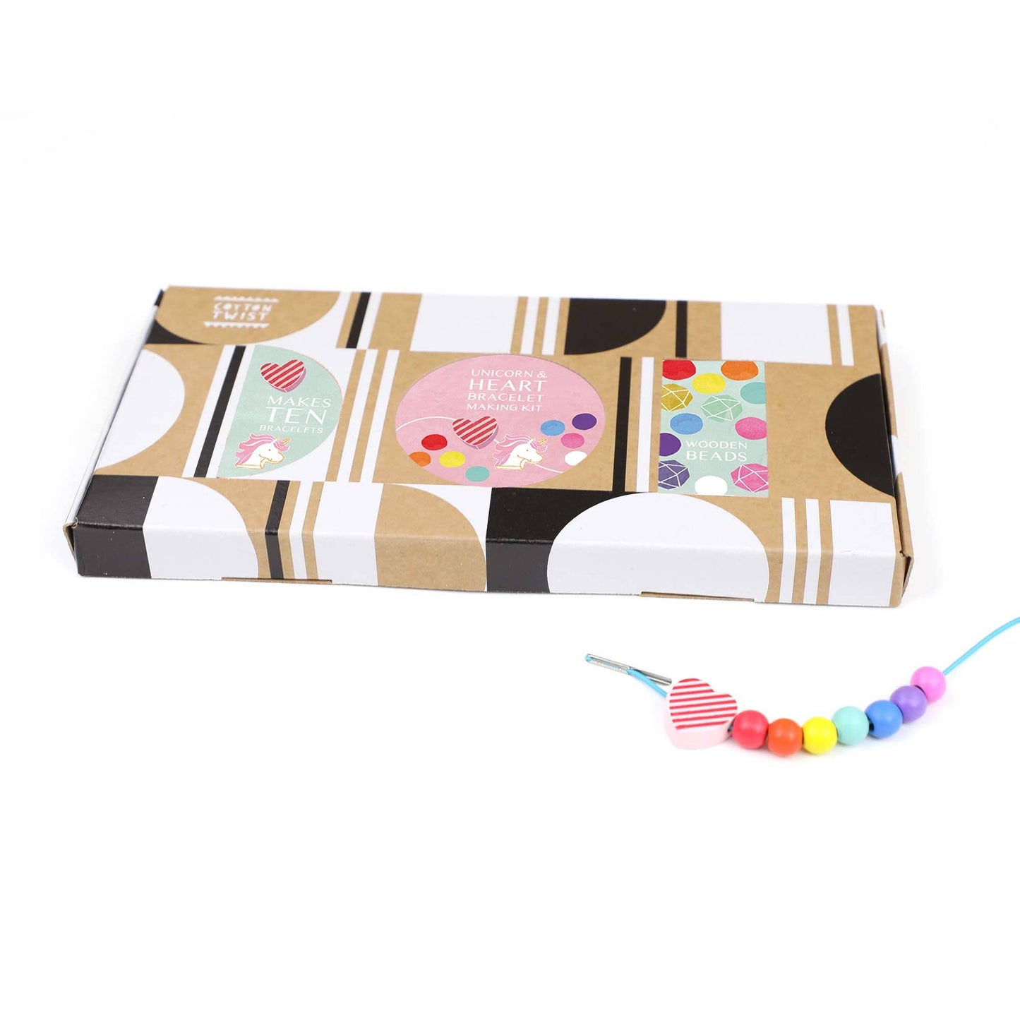 Unicorn & Heart Bracelet Making Kit by Cotton Twist - Grace and Fox