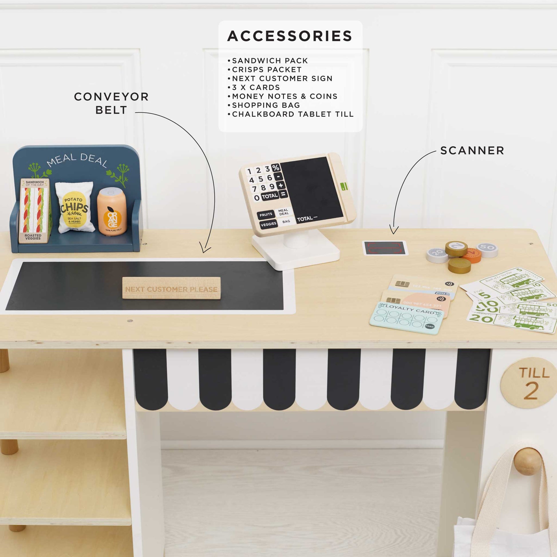 Supermarket Till Checkout & Accessories - Grace and Fox