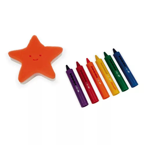 Janod - Colouring in the Bath Crayon Set - Grace and Fox