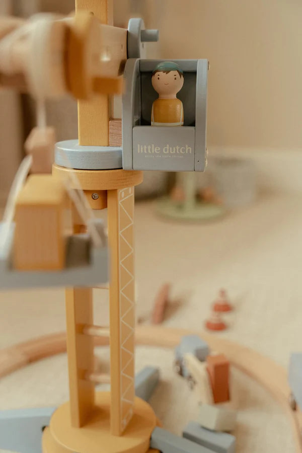 Little Dutch - Wooden Crane set FSC - Grace and Fox