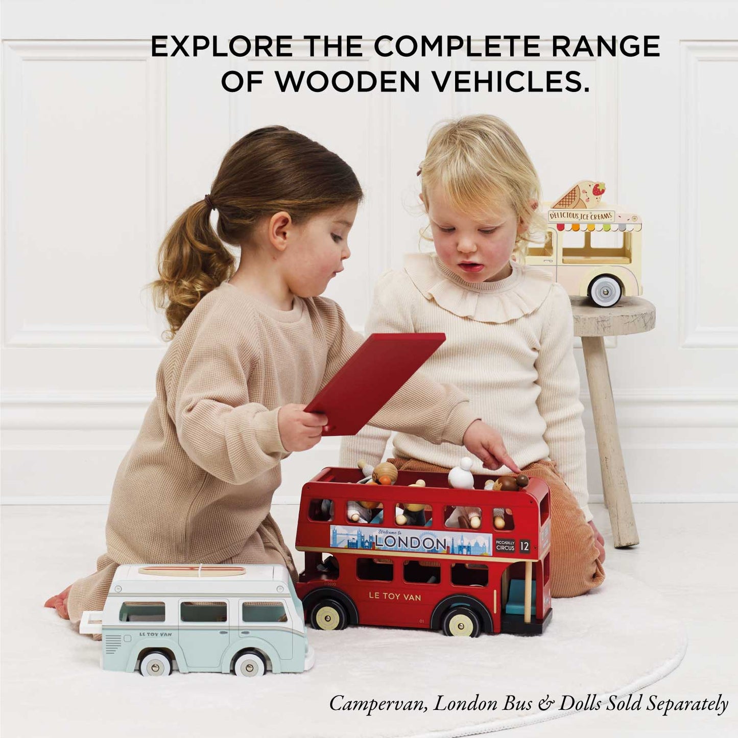 Le Toy Van - Wooden Ice Cream Van - Grace and Fox