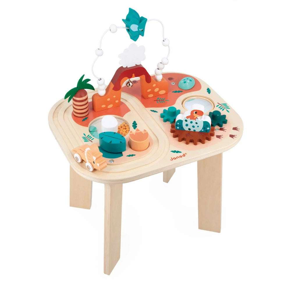Janod Wooden Dinosaur Activity Table - Grace and Fox
