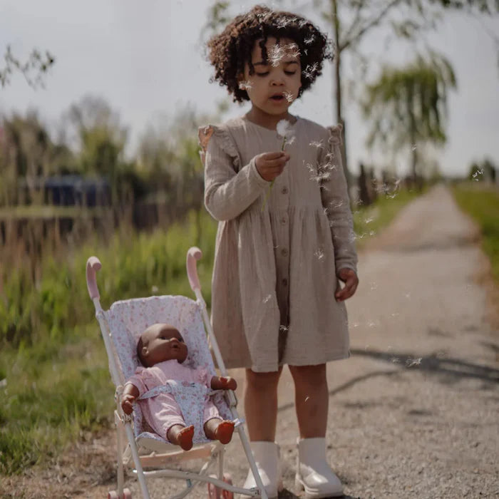 Little Dutch Metal Doll Stroller - White - Grace and Fox