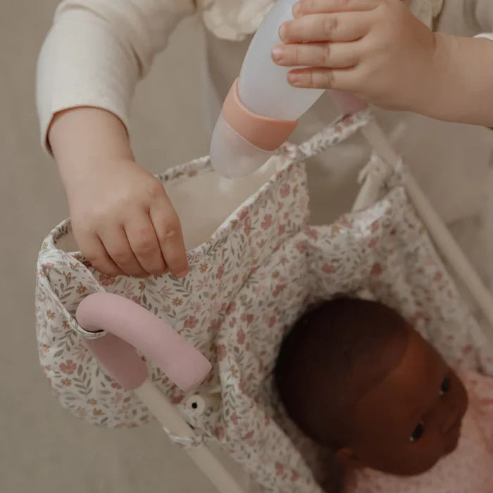 Little Dutch Metal Doll Stroller - White - Grace and Fox