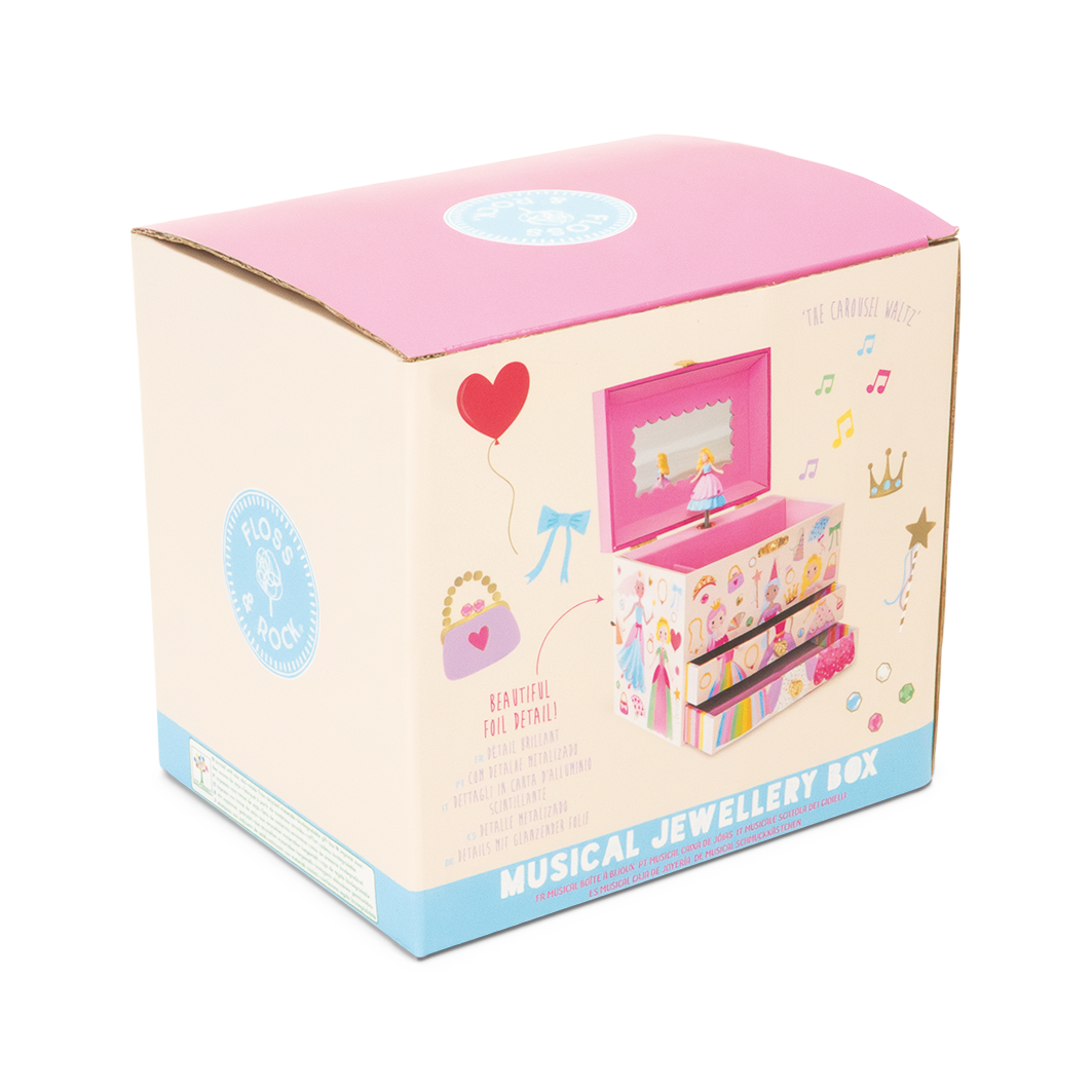 Musical Jewellery Box - Princess - Grace and Fox