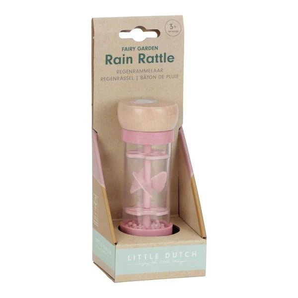 Little Dutch Rain Rattle FSC - Fairy Garden - Grace and Fox