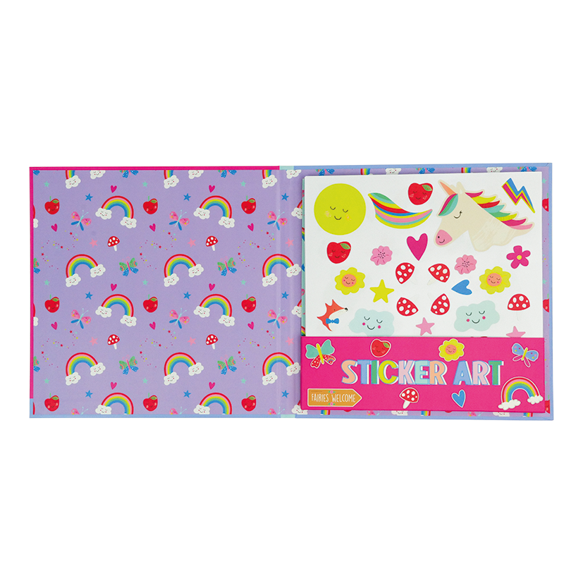 Floss & Rock - Rainbow Fairy Sticker Art - Grace and Fox