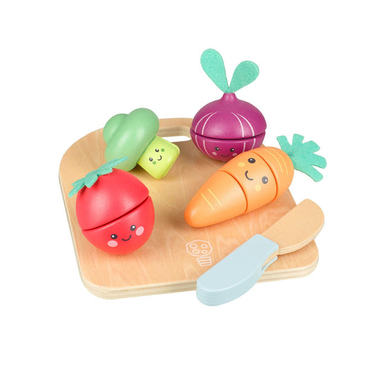 Orange Tree Toys - Happy Wooden Veggies Cutting Veg - Grace and Fox
