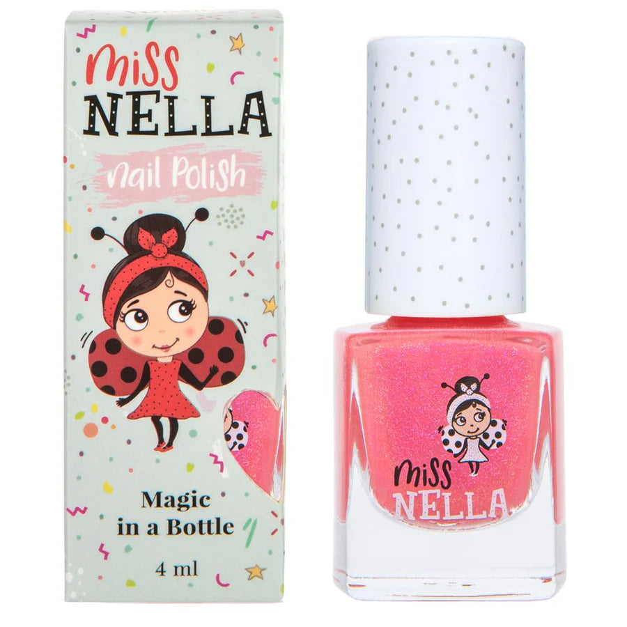 Miss Nella Kids Nail Polish - Tickle Me Pink - Grace and Fox