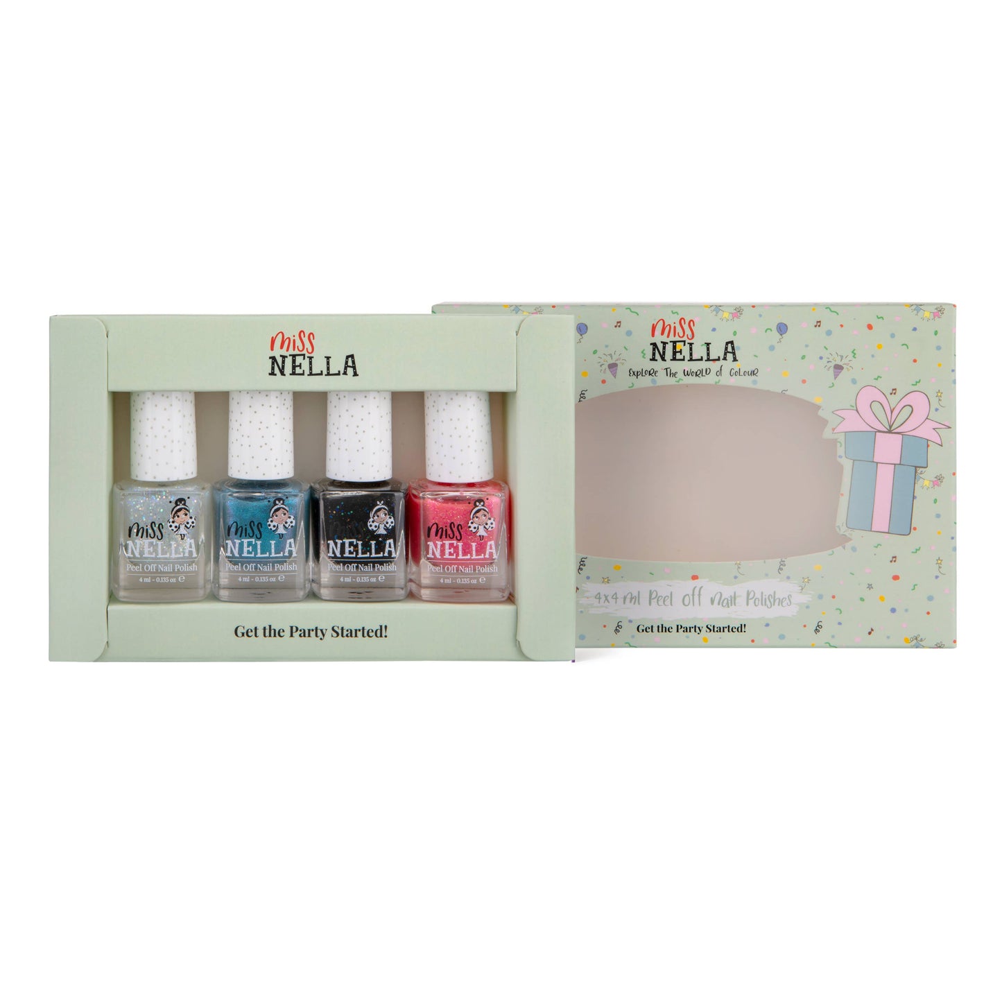 Party Collection Nail Varnish Set by Miss Nella - Grace and Fox