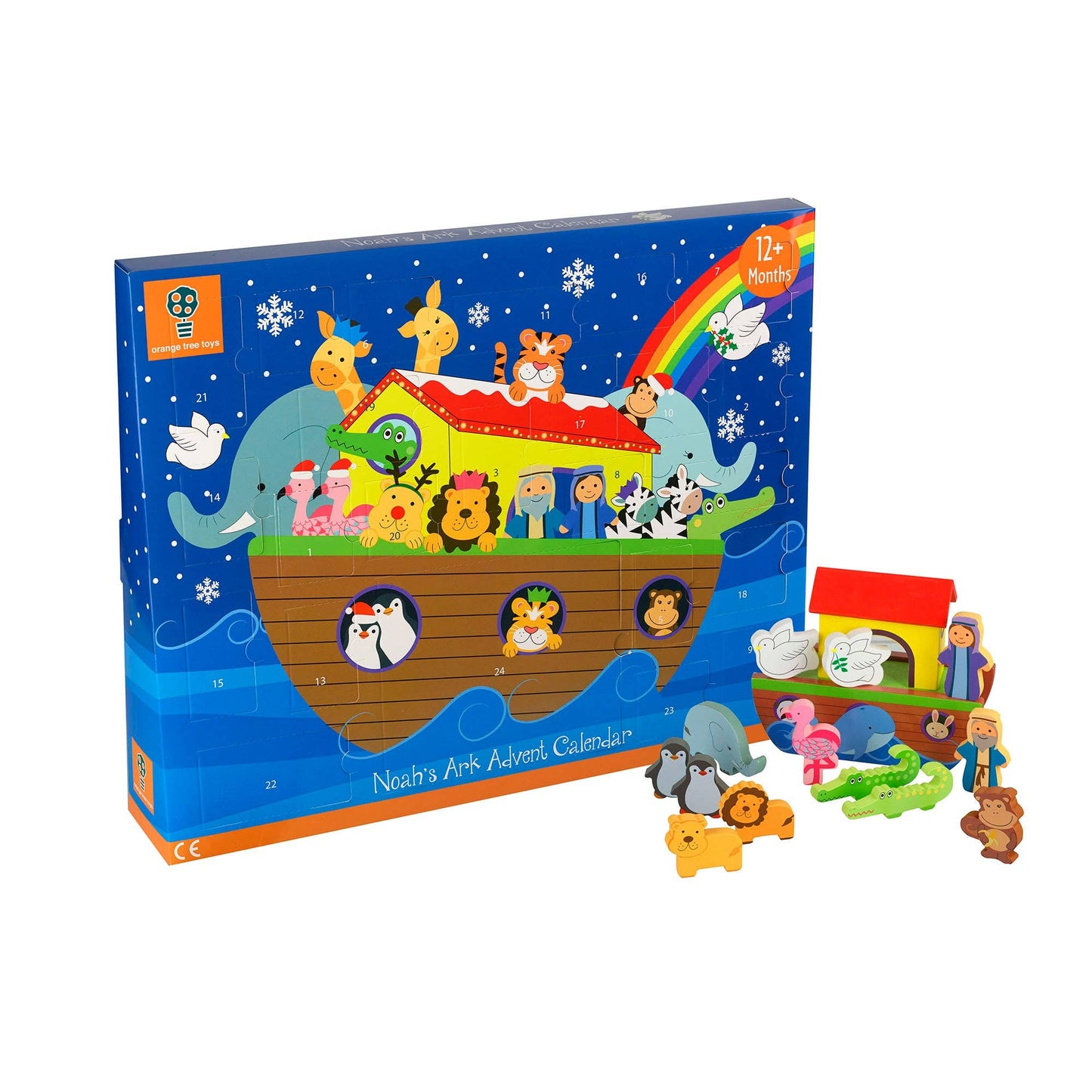 Orange Tree Toys Wooden Advent Calendar - Noahs Ark