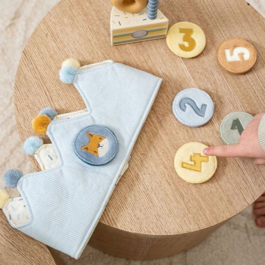 Little Dutch Birthday Crown with Numbers - Blue - Grace and Fox