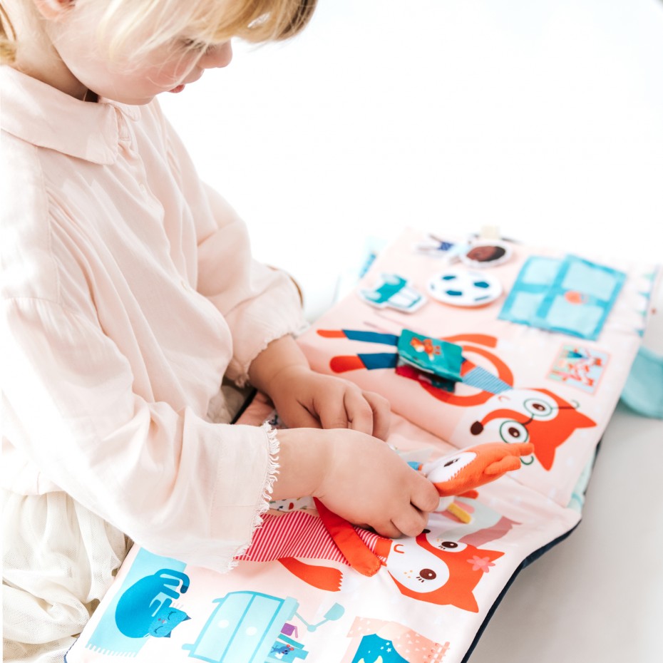 Lilliputiens - Goodnight little fox - activity book - Grace and Fox