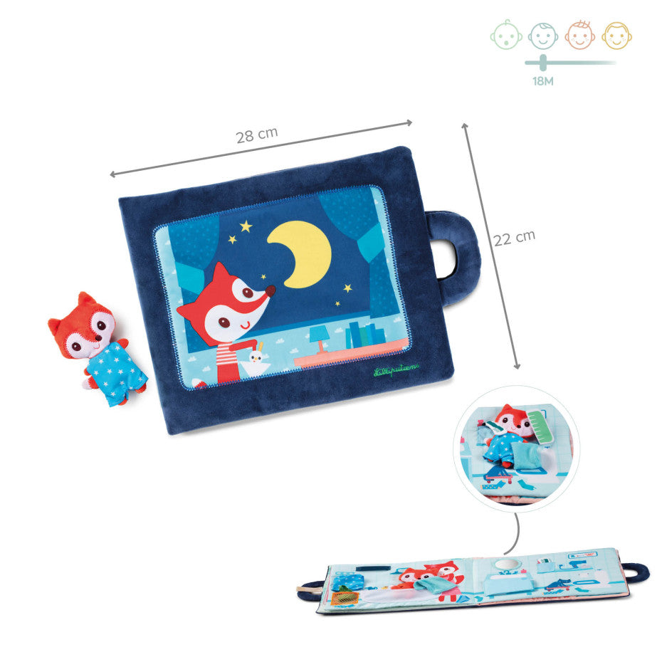 Lilliputiens - Goodnight little fox - activity book - Grace and Fox