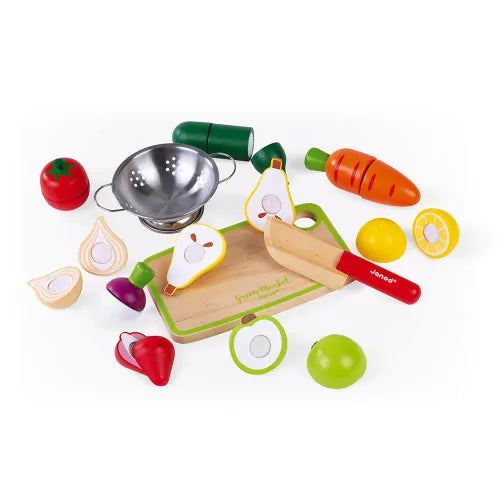 Janod Green Market Fruits & Vegetable Maxi Set - Grace and Fox