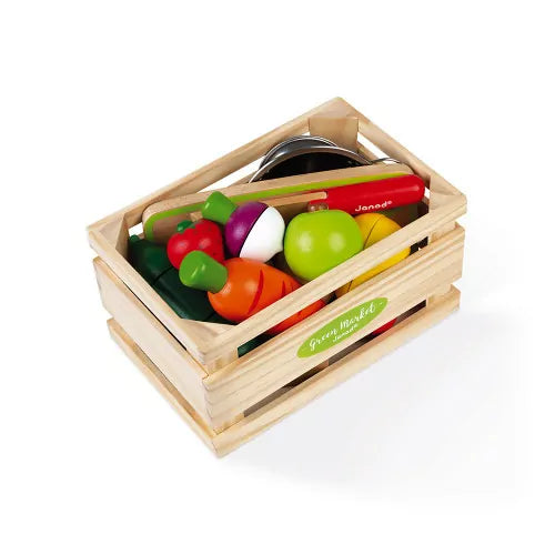 Janod Green Market Fruits & Vegetable Maxi Set - Grace and Fox
