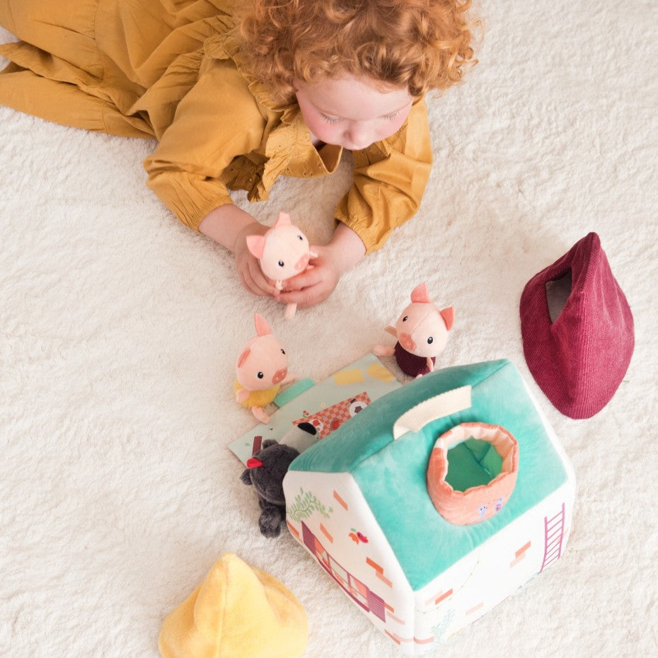 Lilliputiens - Houses of the wolf and the 3 little pigs - Grace and Fox