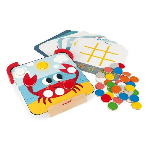 Janod Magnetic Colour Learning Game with 10 Double-Sided Cards - Grace and Fox