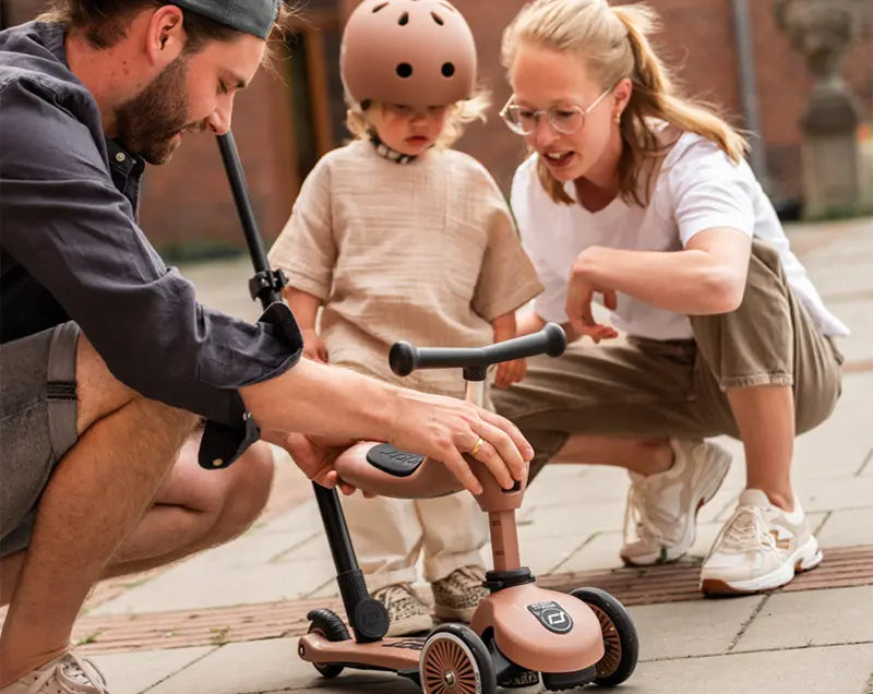 Scoot & Ride Highwaykick 1 Push & Go - Mocha - Grace and Fox