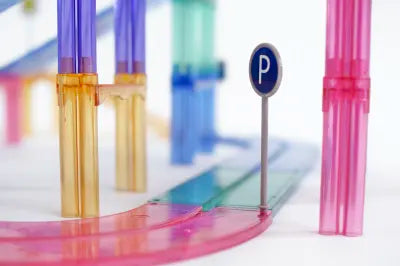 Cleverclixx Large Race Track Pastel - 80 Pieces - Grace and Fox