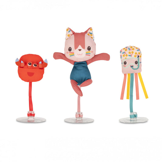 Lilliputiens - Jeanne and her bathtime friends - Grace and Fox