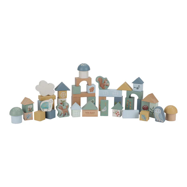 Little Dutch Building Blocks FSC - Forest Friends - Grace and Fox